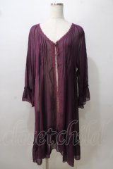 axes femme / ラグランスリーブガウン  パープル Y-25-08-23-117-AX-TO-SZ-ZT224