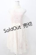 axes femme / レース重ね着風ワンピース  生成り Y-25-08-23-120-AX-OP-SZ-ZY