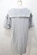 画像2: axes femme POETIQUE / 刺繍セーラーカットワンピース M サックス Y-25-08-23-126-AX-OP-SZ-ZY (2)