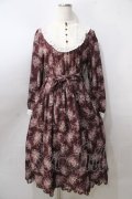 axes femme / クラシカルワンピース M ワイン Y-25-08-23-128-AX-OP-SZ-ZY