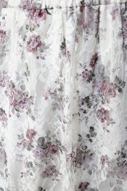 画像3: axes femme / フラワープリントレーシーワンピース  生成り Y-25-08-23-129-AX-OP-SZ-ZY