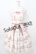 axes femme kawaii / お菓子の家柄ジャンスカ  生成り Y-25-08-23-131-AX-OP-SZ-ZY