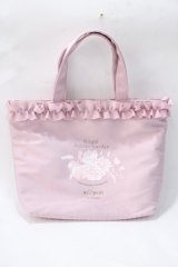 m petit by misako / NINA’Sコラボプリントトートバッグ  ピンク Y-25-08-23-022-LO-BG-SZ-ZY