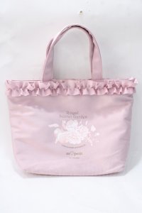 m petit by misako / NINA’Sコラボプリントトートバッグ  ピンク Y-25-08-23-022-LO-BG-SZ-ZY