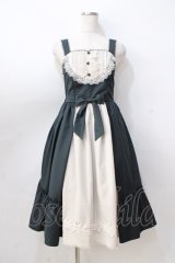axes femme kawaii / 童話の小公女ジャンスカ M グリーン Y-25-08-23-136-AX-OP-SZ-ZY