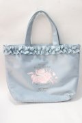 m petit by misako / NINA’Sコラボプリントトートバッグ  サックス Y-25-08-23-023-LO-BG-SZ-ZY