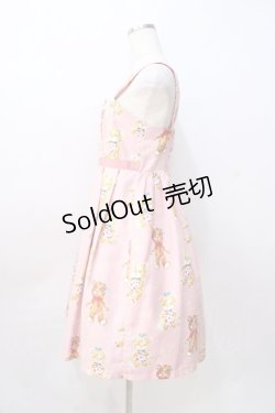 画像2: Emily Temple cute / MILKY TEDDYノースリーブワンピース  ピンク Y-25-08-23-142-ET-OP-SZ-ZY