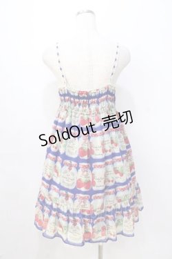 画像3: Emily Temple cute / ジャム瓶ノースリーブワンピース  ブルー Y-25-08-23-143-ET-OP-SZ-ZY