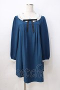Amavel / 懐中時計刺繍入りワンピース  グリーン Y-25-08-23-159-CA-OP-SZ-ZY