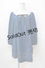 Amavel / 懐中時計刺繍入りワンピース  グリーン Y-25-08-23-159-CA-OP-SZ-ZY