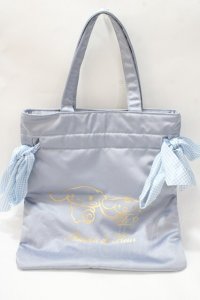 Maison de FLEUR / シナモンWリボントートバック  サックス Y-25-08-23-026-LO-BG-SZ-ZY