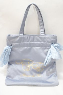 画像1: Maison de FLEUR / シナモンWリボントートバック  サックス Y-25-08-23-026-LO-BG-SZ-ZY