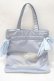 画像1: Maison de FLEUR / シナモンWリボントートバック  サックス Y-25-08-23-026-LO-BG-SZ-ZY (1)