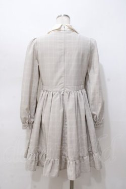 画像3: evelyn / チェックワンピース  ベージュ Y-25-08-23-163-LO-OP-SZ-ZY