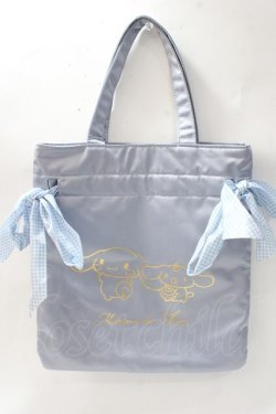 画像2: Maison de FLEUR / シナモンWリボントートバック  サックス Y-25-08-23-026-LO-BG-SZ-ZY