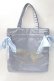 画像2: Maison de FLEUR / シナモンWリボントートバック  サックス Y-25-08-23-026-LO-BG-SZ-ZY (2)