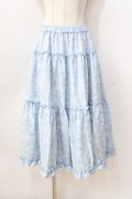 m petit by misako / NINA'S RVパニエスカート  サックス Y-25-08-23-169-LO-SK-SZ-ZY