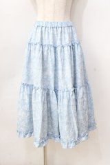 m petit by misako / NINA'S RVパニエスカート  サックス Y-25-08-23-169-LO-SK-SZ-ZY