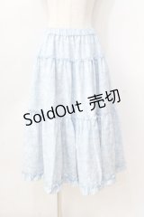 m petit by misako / NINA'S RVパニエスカート  サックス Y-25-08-23-169-LO-SK-SZ-ZY