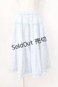 m petit by misako / NINA'S RVパニエスカート  サックス Y-25-08-23-169-LO-SK-SZ-ZY