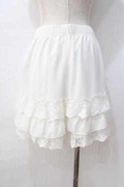 画像2: axes femme POETIQUE / レースフリルミニペチパンツ M 生成り Y-25-08-23-173-AX-PA-SZ-ZY