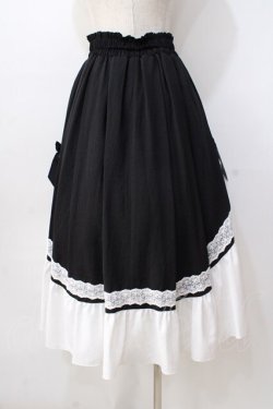 画像3: axes femme kawaii / マリアンヌスカート  黒 Y-25-08-23-176-AX-SK-SZ-ZY
