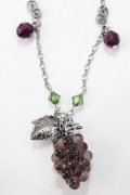 axes femme / ぶどうモチーフネックレス  シルバー Y-25-08-23-004-AX-AC-SZ-ZY