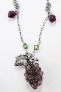 画像1: axes femme / ぶどうモチーフネックレス  シルバー Y-25-08-23-004-AX-AC-SZ-ZY