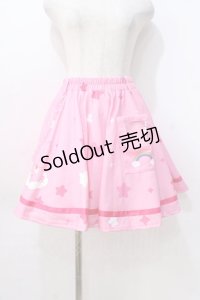 ACDC RAG / ケアベアスカート  ピンク Y-25-08-23-182-PU-SK-SZ-ZY