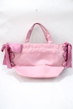 画像2: Maison de FLEUR / ロゴハンドトートバッグ  ピンク Y-25-08-23-028-LO-BG-SZ-ZY