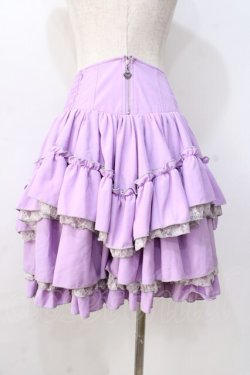 画像3: Ozz oneste / 枝垂れ桜刺繍ボリュームスカート  パープル Y-25-08-23-186-OO-SK-SZ-ZY