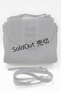 axes femme POETIQUE / チャイナ釦デザインバッグ  黒 Y-25-08-23-031-AX-BG-SZ-ZY