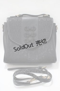 画像1: axes femme POETIQUE / チャイナ釦デザインバッグ  黒 Y-25-08-23-031-AX-BG-SZ-ZY