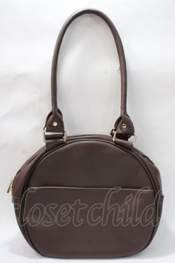画像2: axes femme kawaii / ツインリボンラウンドバッグ  ブラウン Y-25-08-23-032-AX-BG-SZ-ZY