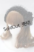 Ruha Garden / コサージュカチューシャ  黒 Y-25-08-23-042-GO-AC-SZ-ZY