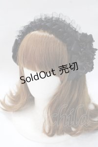 Ruha Garden / コサージュカチューシャ  黒 Y-25-08-23-042-GO-AC-SZ-ZY