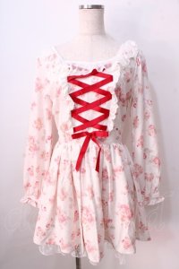 LIZ LISA / キャットチェリーワンピース 0 ホワイト Y-25-08-26-044-LO-OP-SZ-ZT008