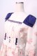 画像3: LIZ LISA / パネル花柄ワンピース 0 オフ白×紺 Y-25-08-26-046-LO-OP-SZ-ZY (3)
