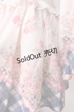 画像4: LIZ LISA / パネル花柄ワンピース 0 オフ白×紺 Y-25-08-26-046-LO-OP-SZ-ZI