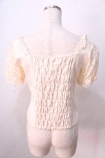 画像2: LIZ LISA / バラ刺繍スクエアブラウス 0 アイボリー Y-25-08-26-006-LO-BL-SZ-ZI (2)