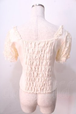 画像2: LIZ LISA / バラ刺繍スクエアブラウス 0 アイボリー Y-25-08-26-006-LO-BL-SZ-ZY