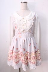 LIZ LISA / 額縁柄ワンピース 0 ブルー Y-25-08-26-048-LO-OP-SZ-ZT025