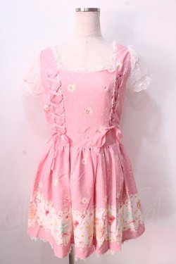 画像1: LIZ LISA / トロピカルジュース柄ワンピース 0 ピンク Y-25-08-26-055-LO-OP-SZ-ZY