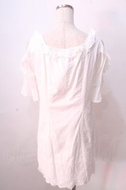 画像2: LIZ LISA / コットンレースミニワンピース 0 白 Y-25-08-26-057-LO-OP-SZ-ZY