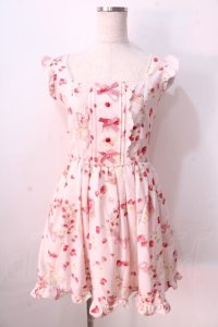 LIZ LISA / ラビットリボン柄ジャンスカ 0 ピンク Y-25-08-26-063-LO-OP-SZ-ZT010