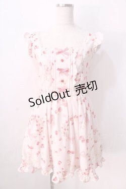 画像1: LIZ LISA / ラビットリボン柄ジャンスカ 0 ピンク Y-25-08-26-063-LO-OP-SZ-ZT010