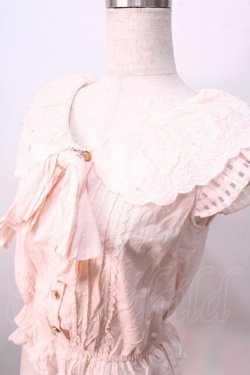 画像3: LIZ LISA / バラ刺繍ドビードットノースリーブブラウス 0 ピンク Y-25-08-26-008-LO-BL-SZ-ZY