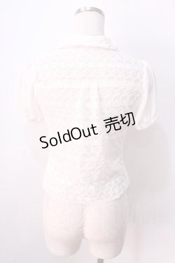 画像2: LIZ LISA / 総レースブラウス 0 オフ白 Y-25-08-26-001-LO-BL-SZ-ZH