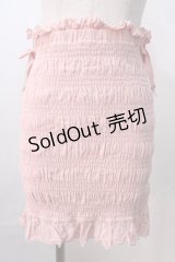 LIZ LISA / 2WAYシャーリングスカート 0 ピンク Y-25-08-26-074-LO-SK-SZ-ZH