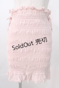 LIZ LISA / 2WAYシャーリングスカート 0 ピンク Y-25-08-26-074-LO-SK-SZ-ZH